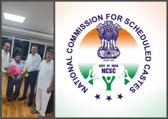 ఎస్సీలపై అన్యాయాలు నిరోధించండి: నేషనల్ ఎస్సీ కమిషన్‌ను కలిసి వినతిపత్రం