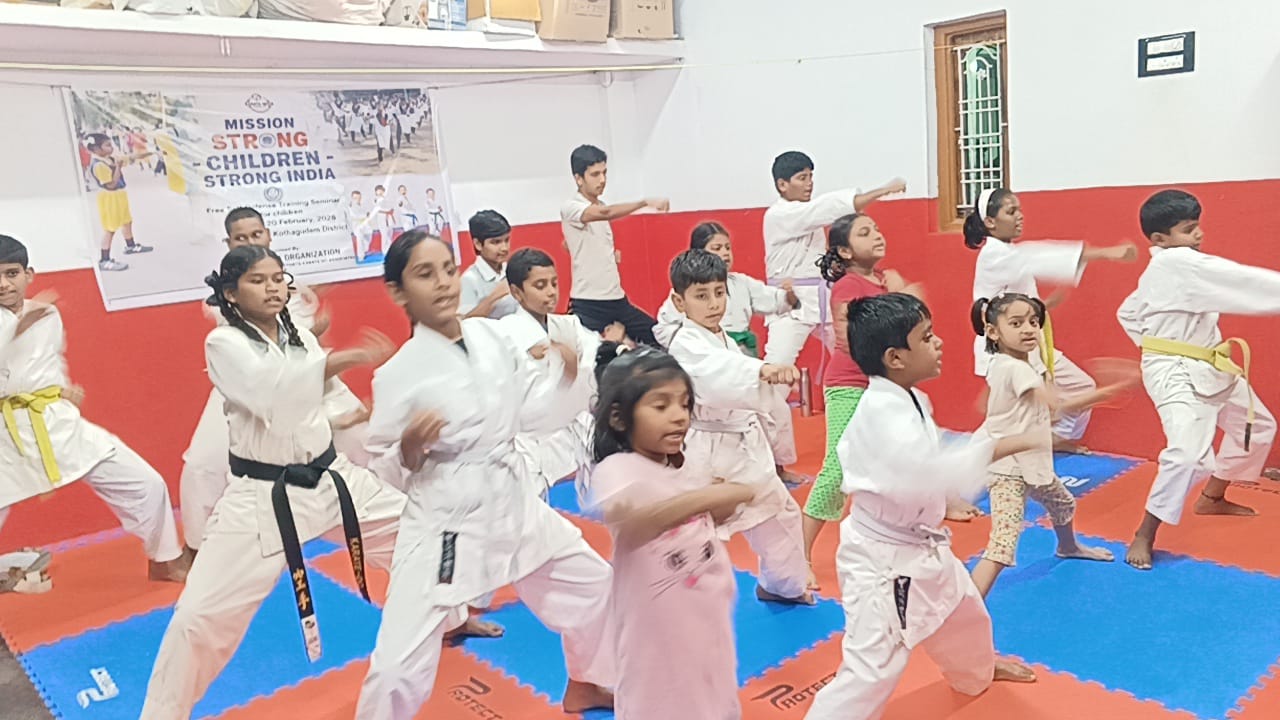 Free Self-Defense Training Camp Successfully Conducted in Bhadradri Kothagudem
