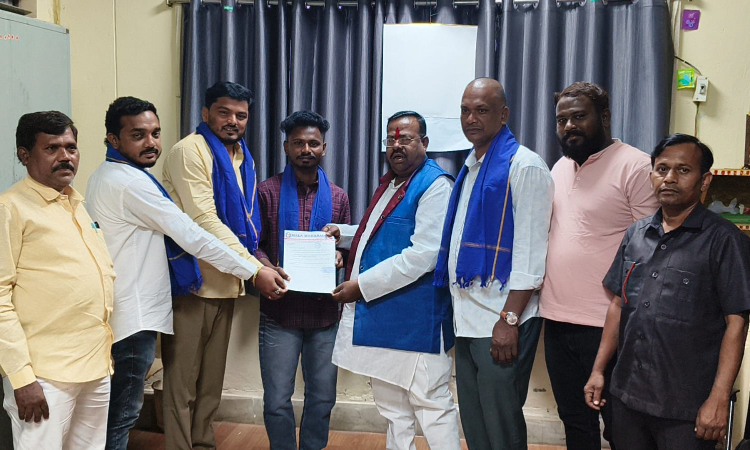 మాల మహానాడు భద్రాద్రి జిల్లా యూత్ వింగ్ అధ్యక్షుడిగా పసుపులేటి పవన్